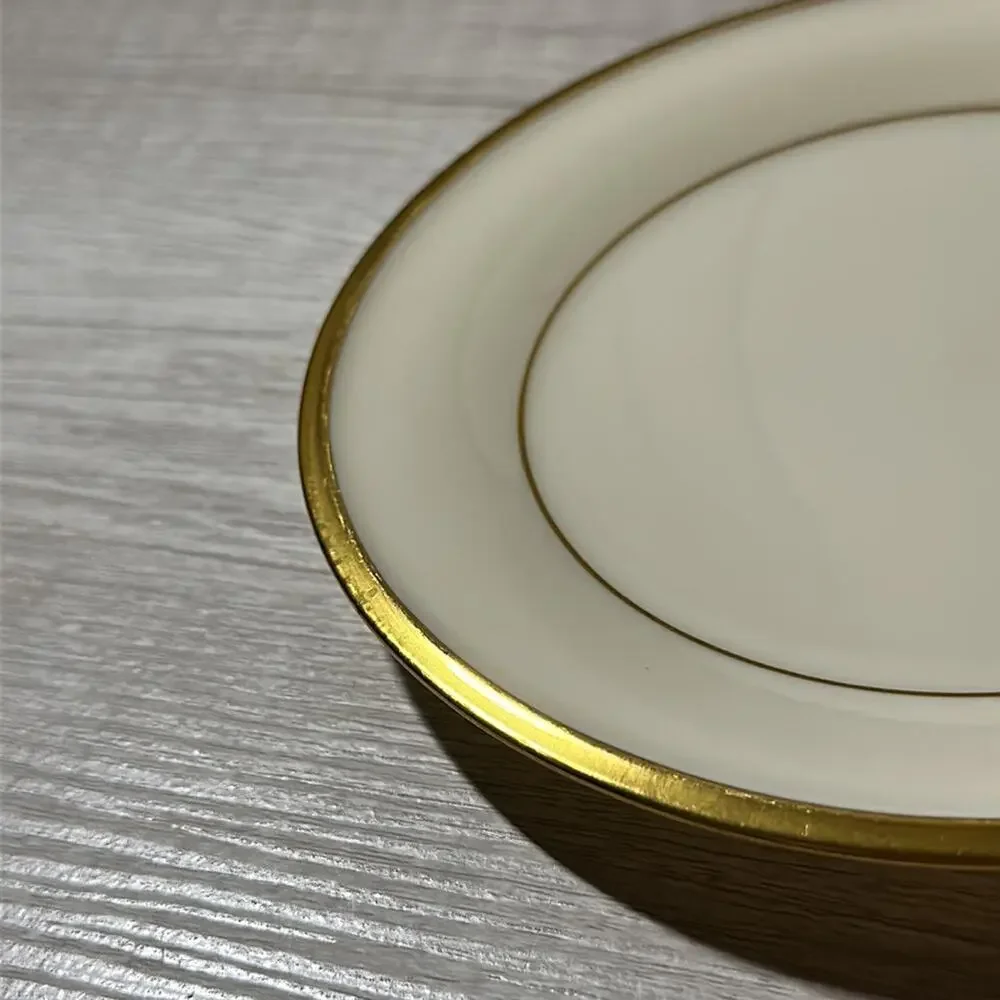 Gold Trim Lenox Eternal 6.5 Inch Plate